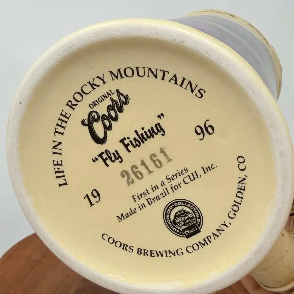 Coors 1996 Limited Edition Beer Stein Life in the Rocky Mountains 